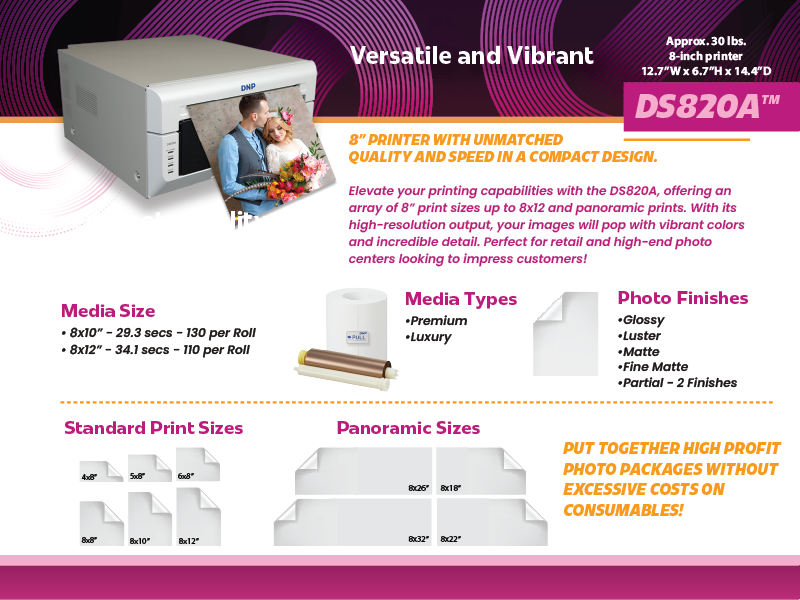 DNP DS820A Media
